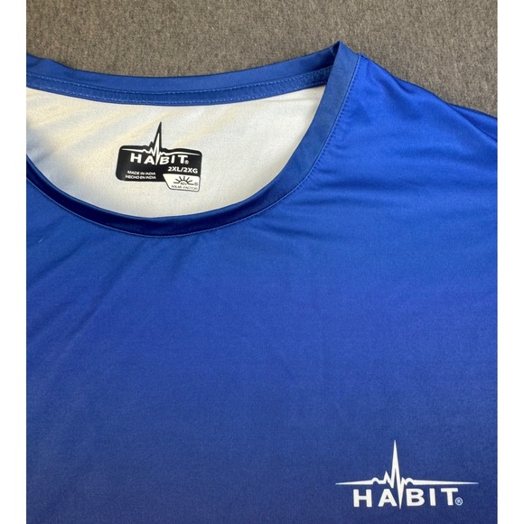 Habit Other - Habit Solar Factor Men's 2XL Long Sleeve Red‎ Blue Gradient USA Flag